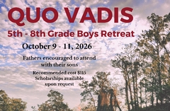 5th -8th grade Boys Retreat